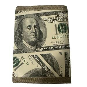 Money print wallet cool gifts trendy fresh look NWOT